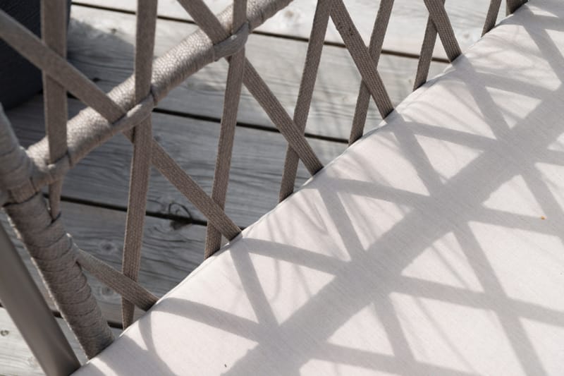 Lænestol Hillerstorp Jet Set Lounge - Beige - Havemøbler - Havestole - Udendørs lænestol