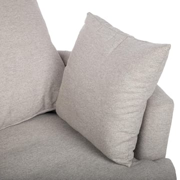 Lænestol HOME4YOU Fluffy drejestol 110x105x65/86 cm lysegrå - Lysegrå - Havemøbler - Havestole - Udendørs lænestol