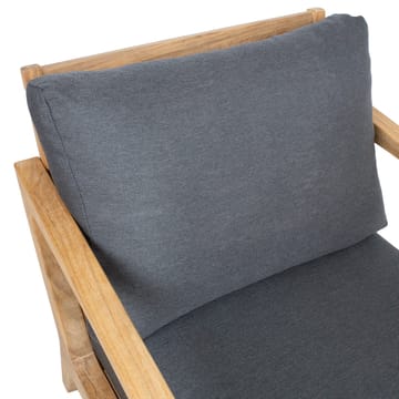 Lænestol HOME4YOU Maldive teak - brun - Havemøbler - Havestole - Udendørs lænestol