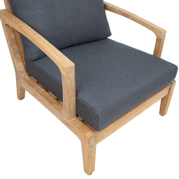 Lænestol HOME4YOU Maldive teak - brun - Havemøbler - Havestole - Udendørs lænestol