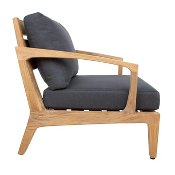Lænestol HOME4YOU Maldive teak - brun - Havemøbler - Havestole - Udendørs lænestol