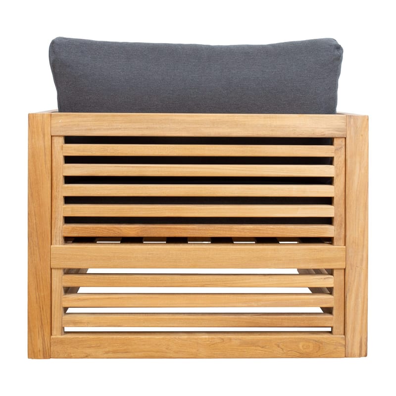 Lænestol HOME4YOU Serenity - brun - Havemøbler - Havestole - Udendørs lænestol