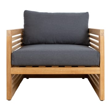 Lænestol HOME4YOU Serenity - brun - Havemøbler - Havestole - Udendørs lænestol