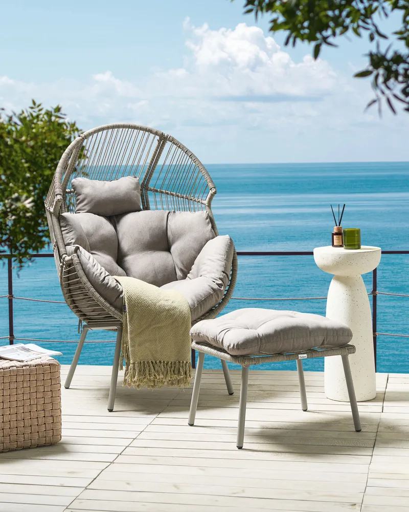 Lænestol Murano - Grå - Havemøbler - Havestole - Udendørs lænestol
