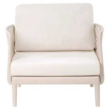 Lænestol udendørs Saturnia - Beige - Havemøbler - Havestole - Udendørs lænestol