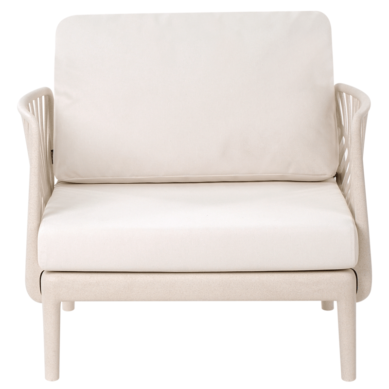 Lænestol udendørs Saturnia - Beige - Havemøbler - Havestole - Udendørs lænestol