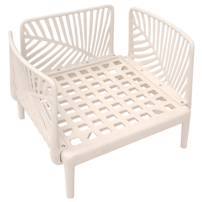 Lænestol udendørs Saturnia - Beige - Havemøbler - Havestole - Udendørs lænestol