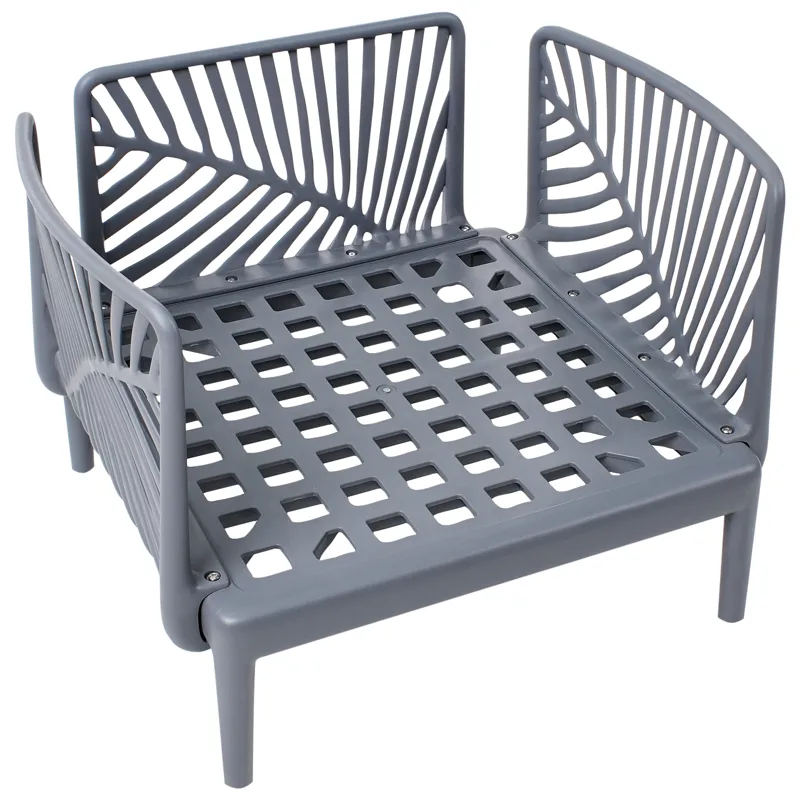 Lænestol udendørs Saturnia - Grå - Havemøbler - Havestole - Udendørs lænestol