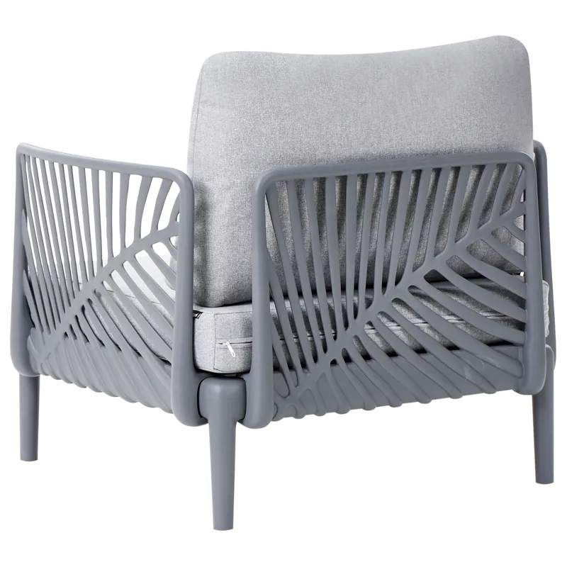 Lænestol udendørs Saturnia - Grå - Havemøbler - Havestole - Udendørs lænestol