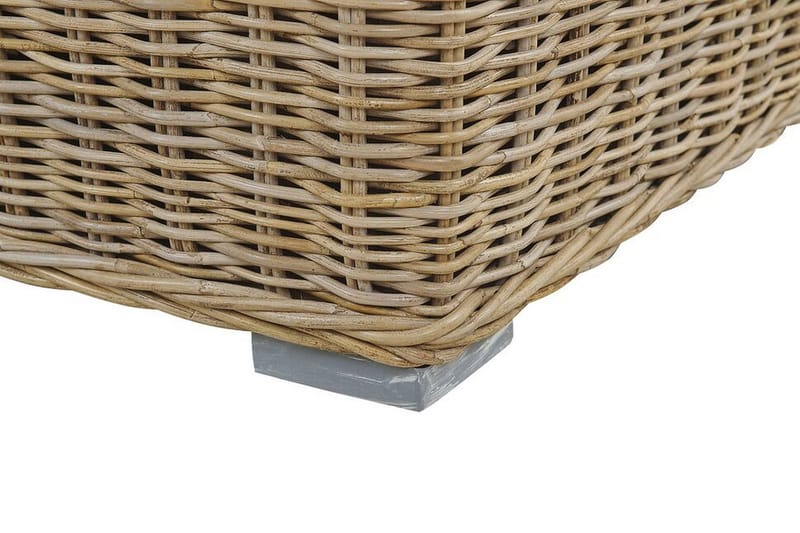 Apriliana Lænestol - Polyrattan/Lysebrun - Havemøbler - Havestole - Udendørs lænestol