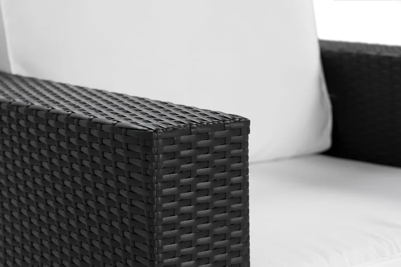 Bahamas Loungelænestol - Sort - Havemøbler - Havestole - Udendørs lænestol