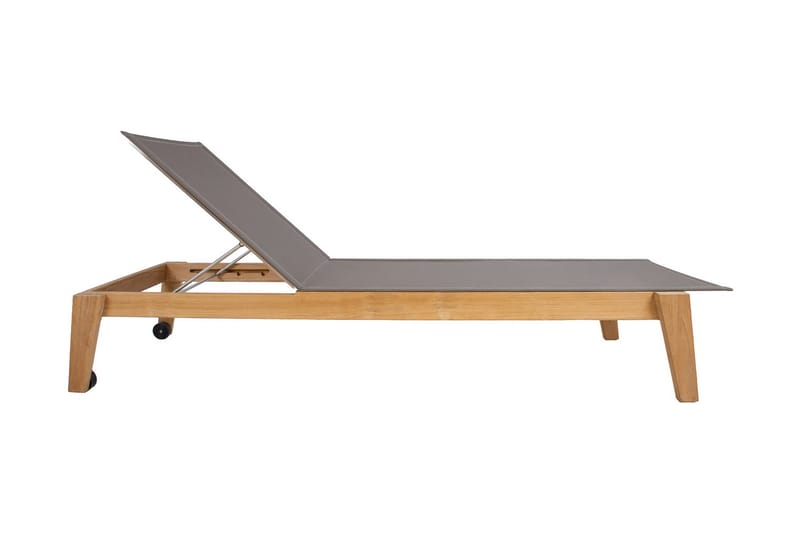 Bali Dækstol 210x73xH33 cm Teak - Havemøbler - Havestole - Solstole - Dækstol