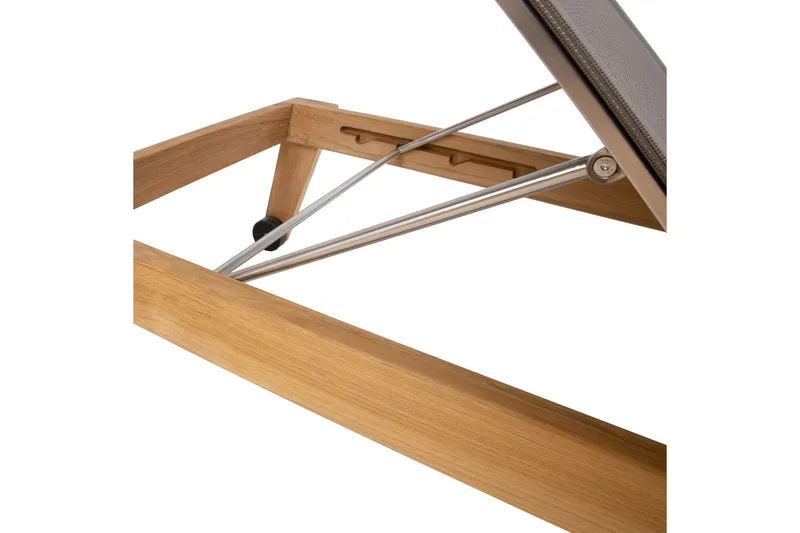 Bali Dækstol 210x73xH33 cm Teak - Havemøbler - Havestole - Solstole - Dækstol