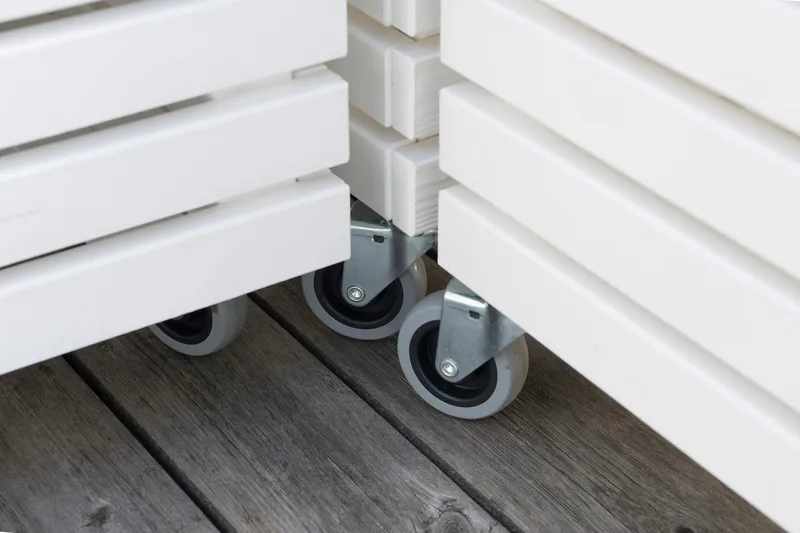 Bara Vara Lænestol & Bænk Modul - Hvidlaseret - Havemøbler - Havestole - Udendørs lænestol