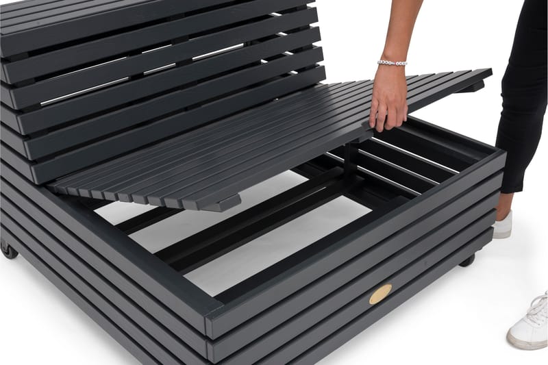 Bara Vara Lænestol Grå - Hillerstorp - Havemøbler - Havestole - Udendørs lænestol