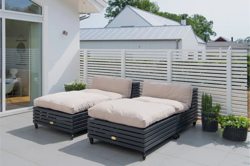 Bara Vara Lænestol Grå - Hillerstorp - Havemøbler - Havestole - Udendørs lænestol