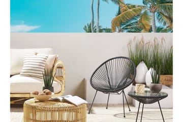 Cayaco Stol - Polyrattan/Sort - Havemøbler - Havestole - Udendørs lænestol