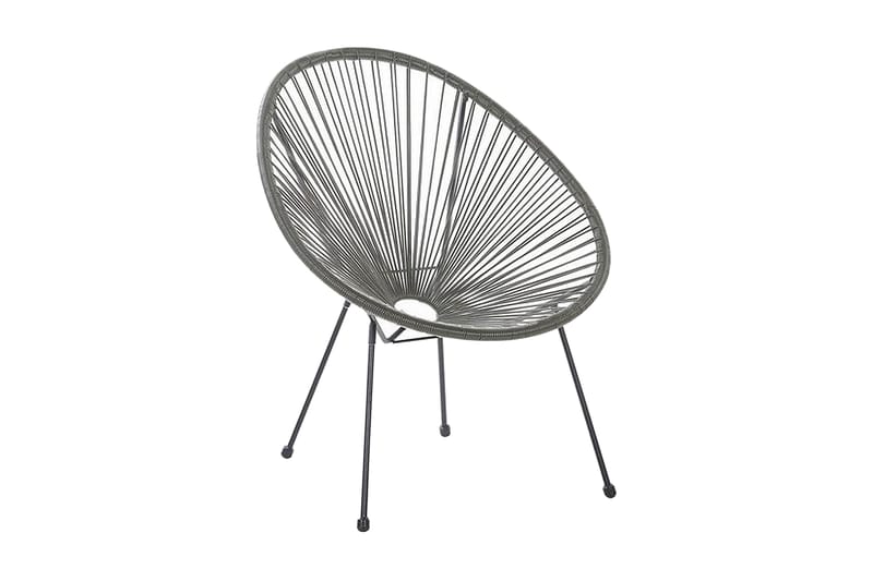 Cayaco Stol, Polyrattan/Mørkegrå