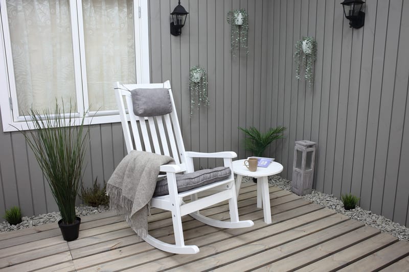 Ellabell Gyngestol - Grå - Havem øbler - Havestole - Udendørs lænestol