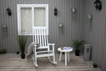 Ellabell Gyngestol - Grå - Havemøbler - Havestole - Havegyngestol