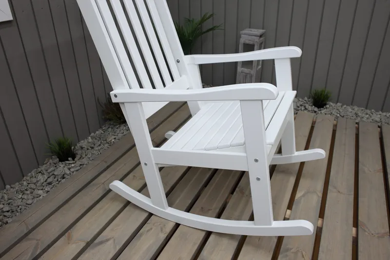 Ellabell Gyngestol - Grå - Havemøbler - Havestole - Udendørs lænestol