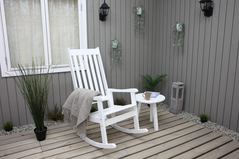 Ellabell Gyngestol - Grå - Havemøbler - Havestole - Udendørs lænestol