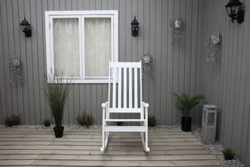Ellabell Gyngestol - Grå - Havemøbler - Havestole - Havegyngestol