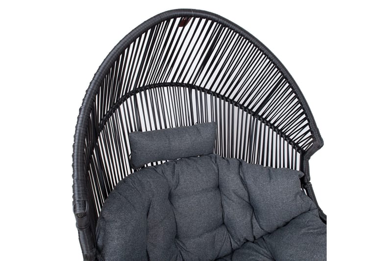 Helsinki Lænestol Sort - Havemøbler - Havestole - Udendørs lænestol