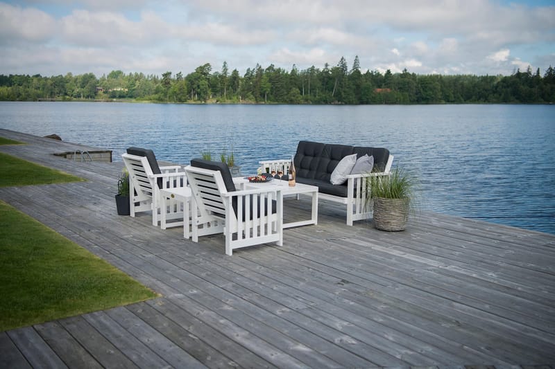 Hillerstorp Gotland Lænestol - Hvid - Havemøbler - Havestole - Udendørs lænestol