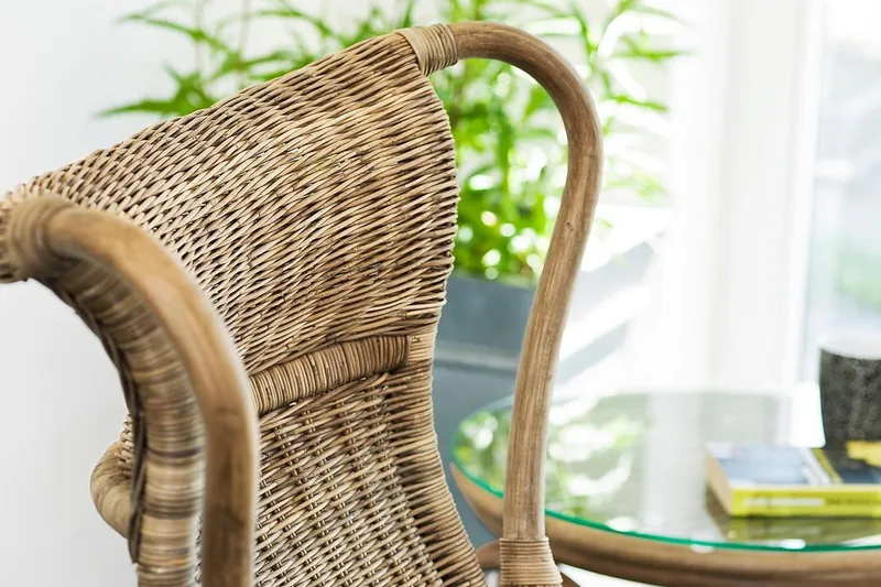 Hillerstorp Praktö udendørs lænestol naturrattan - Hillerstorp - Havemøbler - Havestole - Udendørs lænestol