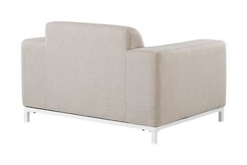Hughen Lænestol 2stk - Beige - Havemøbler - Havestole - Udendørs lænestol
