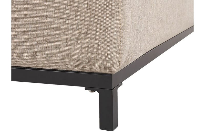 Hughen Lænestol 2stk - Beige/Sort - Havemøbler - Havestole - Udendørs lænestol