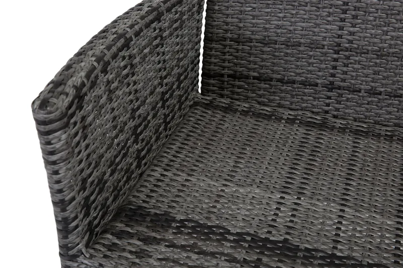 Jenny spisebordsstol til udendørsbrug, indstillelig - justerbar udendørslænestol i polyrattan - Grå - Havemøbler - Havestole - Udendørs lænestol