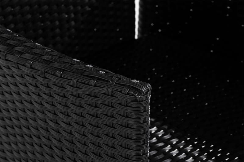 Jenny spisestol til udendørs brug, justerbar – justerbar udendørs lænestol i polyrattan - Sort - Havemøbler - Havestole - Udendørs lænestol