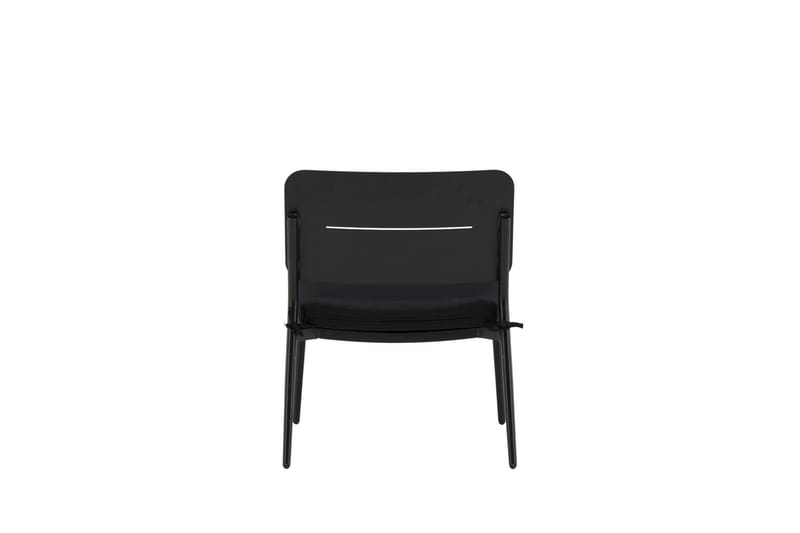 Lina Loungestol med Hynde Sort - Venture Home - Havemøbler - Havestole - Udendørs lænestol