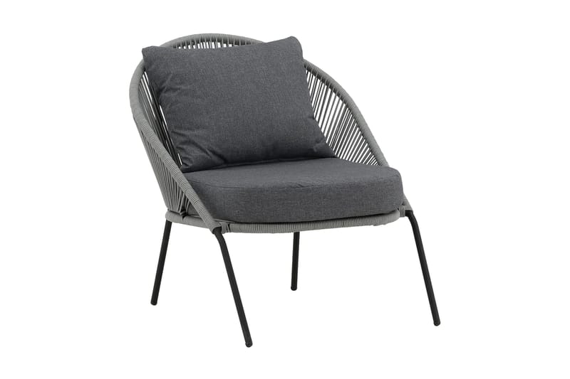 Lindos Lænestol - Grå - Havemøbler - Havestole - Udendørs lænestol