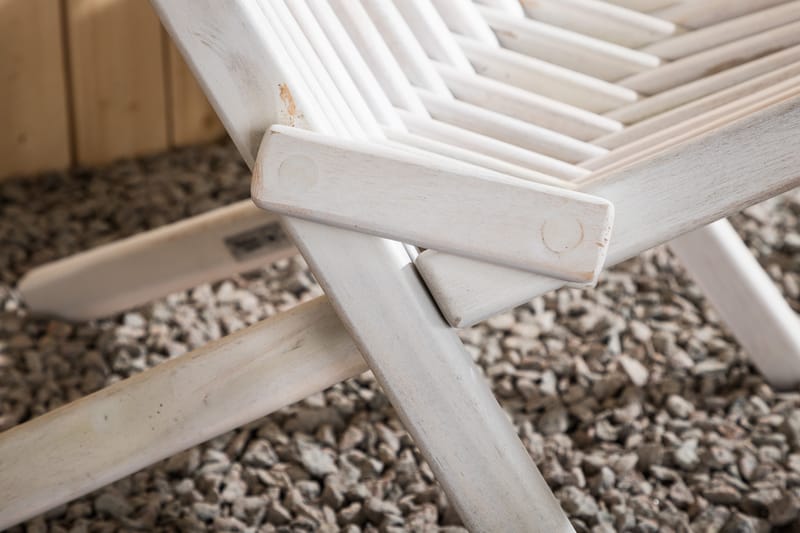 Lounge Lænestol Hvid - Venture Home - Loungestol udendørs - Udendørs lænestol