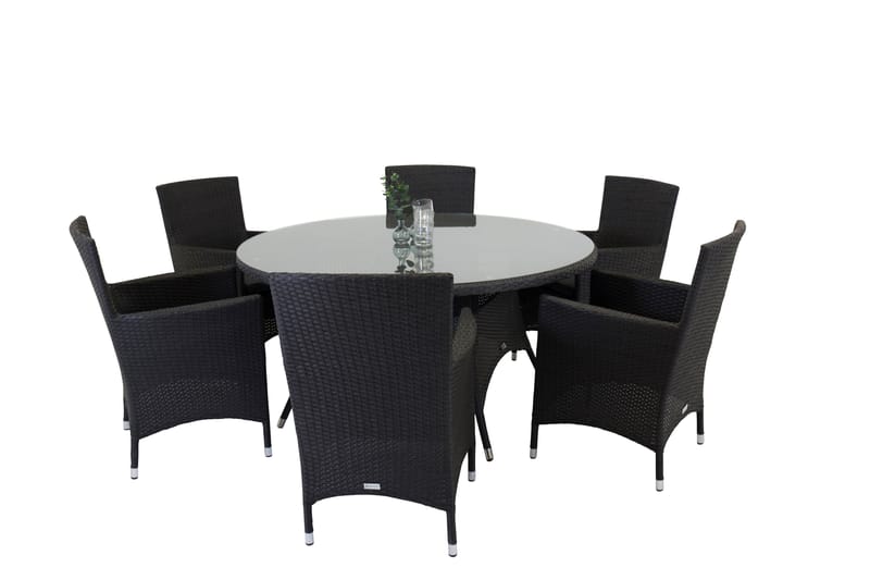 Malin Armstol Sort - Venture Home - Havemøbler - Havestole - Udendørs lænestol