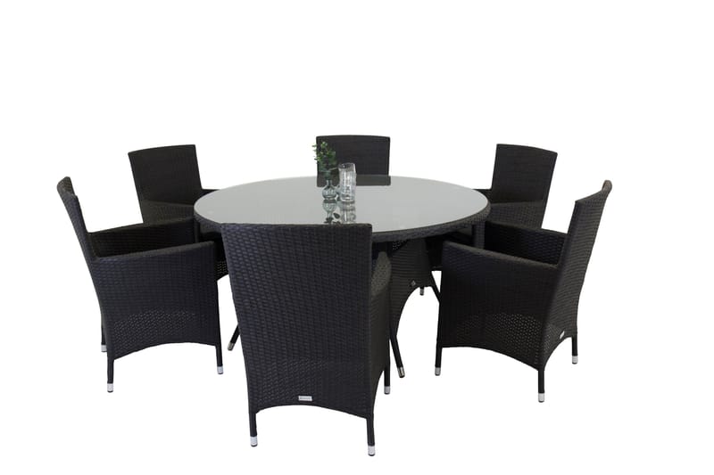 Malin Armstol Sort - Venture Home - Havemøbler - Havestole - Udendørs lænestol