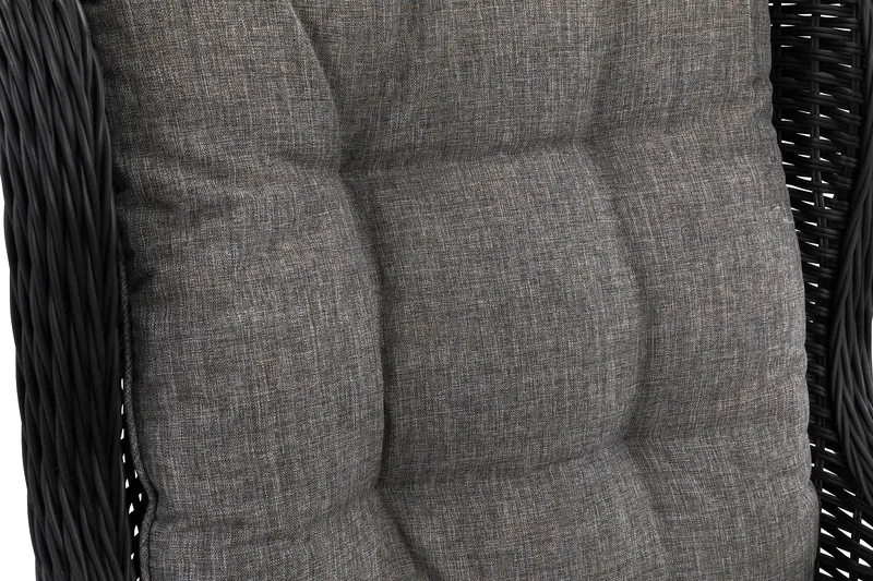 Marcus Ørelapslænesol - Sort - Havemøbler - Balkon - Balkonmøbler - Altanstole