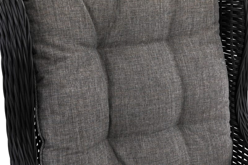 Marcus Ørelapslænesol - Sort - Havemøbler - Balkon - Balkonmøbler - Altanstole