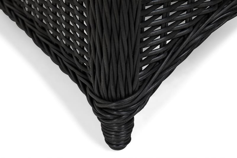 Marcus Light Lænestol m Hynde - Sort - Havemøbler - Havestole - Udendørs lænestol