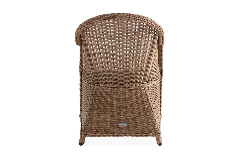 Marcus Light Lænestol med Hynde - Natur - Havemøbler - Havestole - Udendørs lænestol