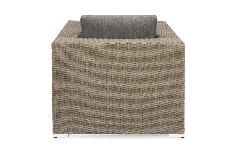 Marcus Loungelænestol m Hynde - Grå - Havemøbler - Havestole - Udendørs lænestol