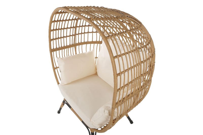 Natur/ beige VEROLI - Træ / natur - Havemøbler - Havestole - Udendørs lænestol