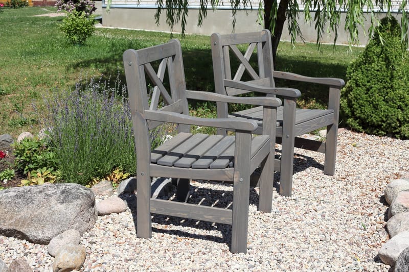 Olivo Havelænestol - Grå - Havemøbler - Havestole - Udendørs lænestol