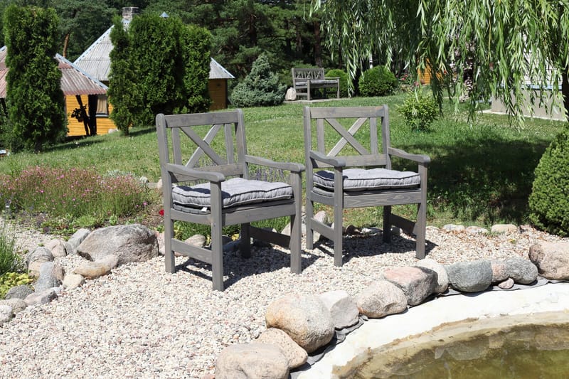 Olivo Havelænestol - Grå - Havemøbler - Havestole - Udendørs lænestol