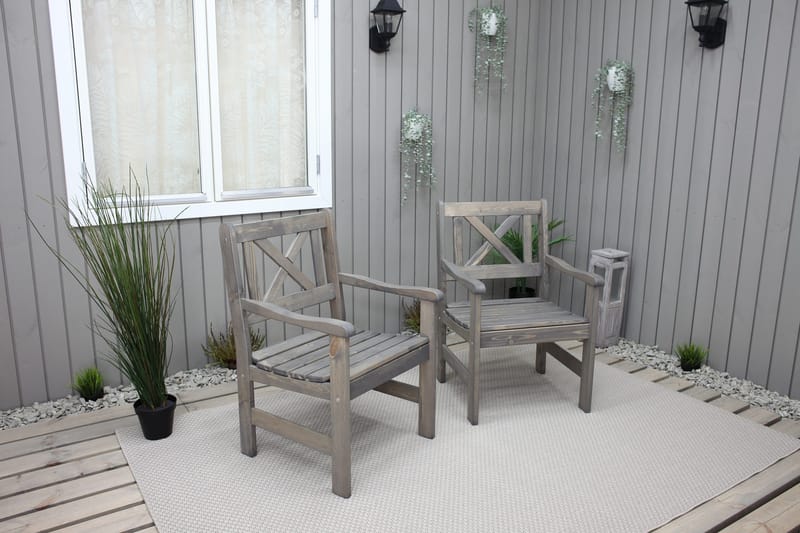 Olivo Havelænestol - Grå - Havemøbler - Havestole - Udendørs lænestol