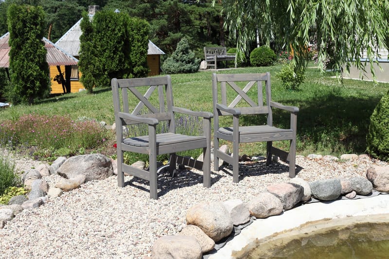 Olivo Havelænestol - Grå - Havemøbler - Havestole - Udendørs lænestol