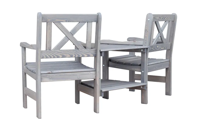 Olivo Havelænestol - Grå - Havemøbler - Havestole - Udendørs lænestol